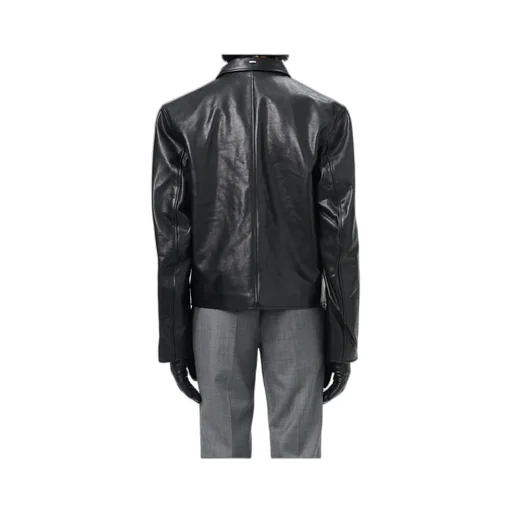 Zippered Leather Jacket