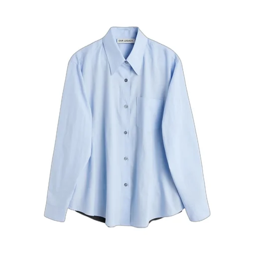 Contrast Striped Cotton Shirt