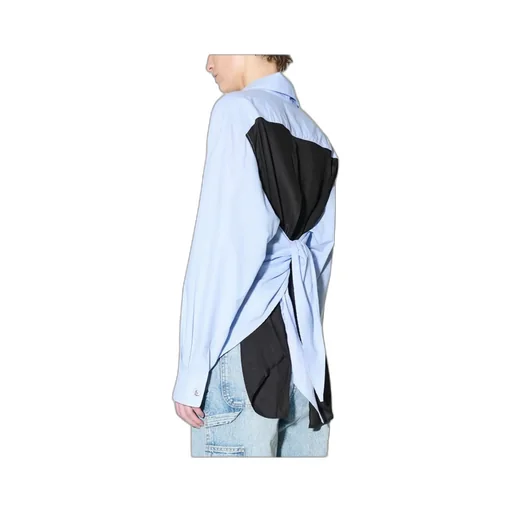 Contrast Striped Cotton Shirt