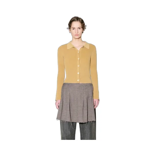 Mazzy Ribbed Polo Cardigan