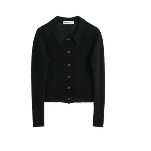 Mazzy Long Sleeved Ribbed-Knit Cardigan