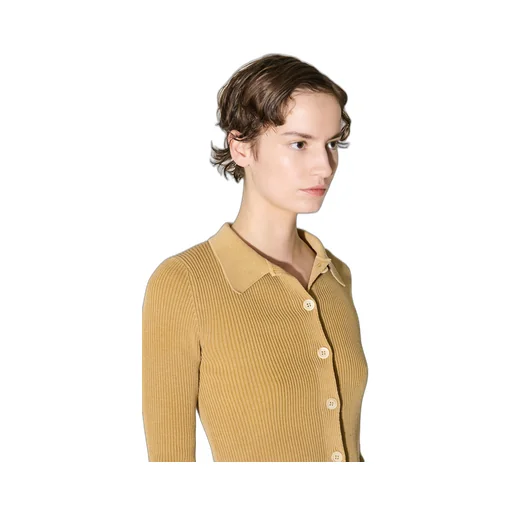 Mazzy Ribbed Polo Cardigan