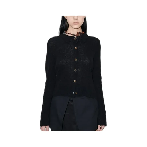 Mazzy Long Sleeved Ribbed-Knit Cardigan