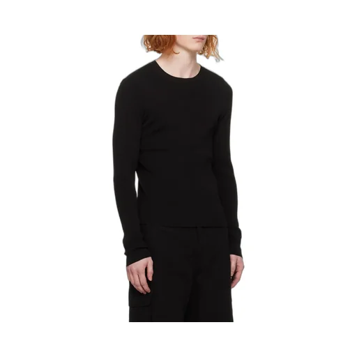 Rib Round Neck Sweater