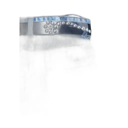 Linear Cut Straight-Leg Jeans