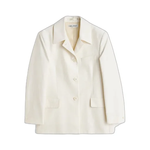 Button-Up Cotton-Blend Jacket