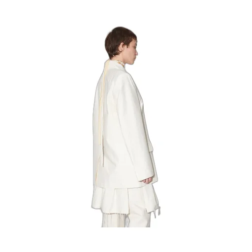Button-Up Cotton-Blend Jacket