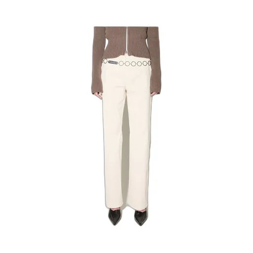 High-Waisted Casual Pants