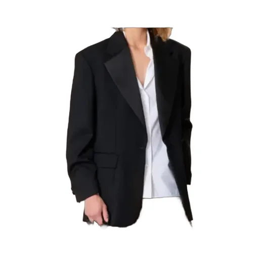 Notched-Lapel Blazer