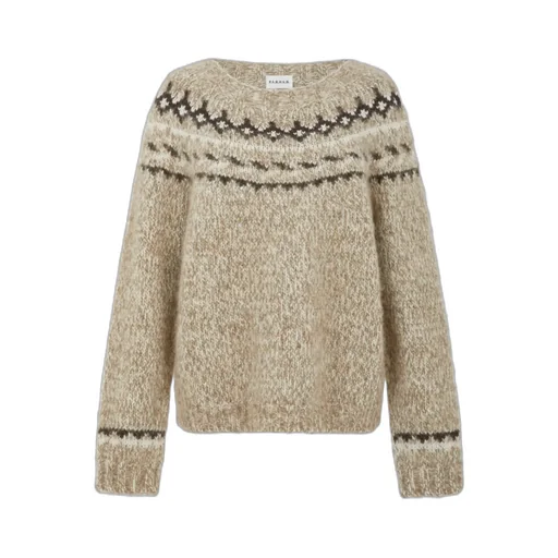 Fair Isle-Knit Crew-Neck Sweater