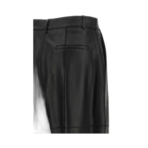 Maciock25W Panelled Leather Trousers