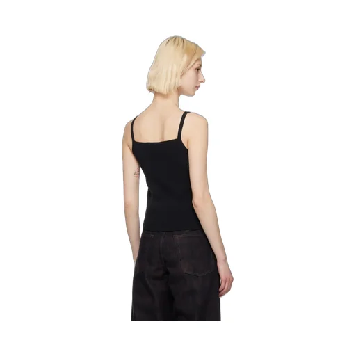 Ribbed-Knit Singlet Top
