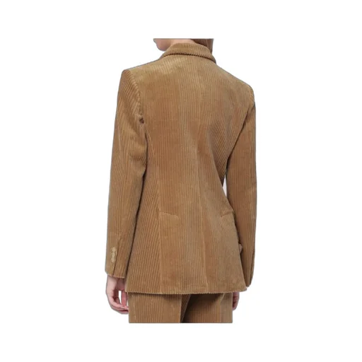 Double-Breasted Corduroy Jacket