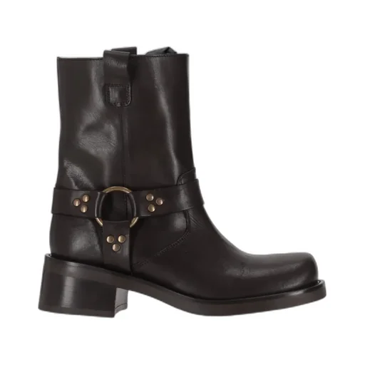Square Toe Ankle Boots