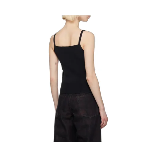 Ribbed-Knit Singlet Top