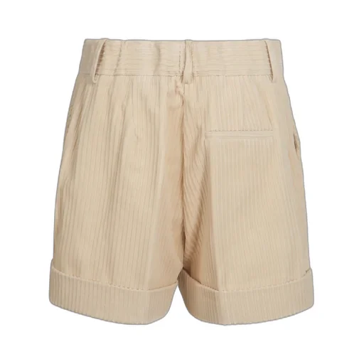 High-Waisted Corduroy Shorts