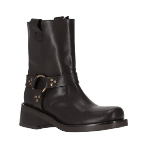 Square Toe Ankle Boots