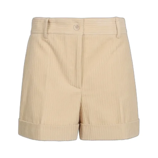 High-Waisted Corduroy Shorts