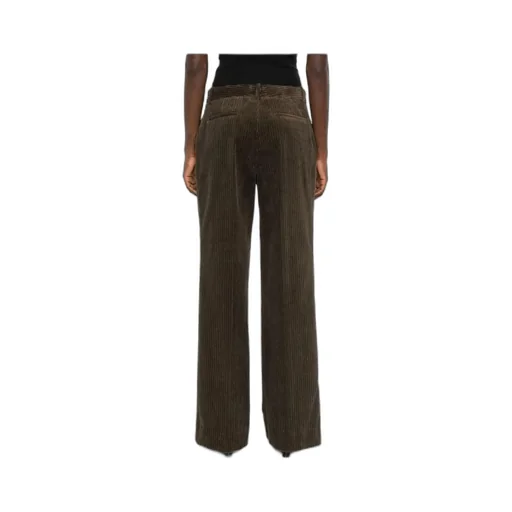 Corduroy Straight-Leg Trousers