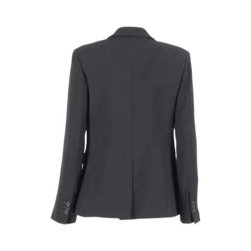 Notched-Lapel Single-Breasted Blazer