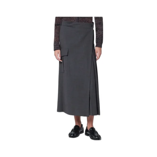 Wool Wrap Skirt