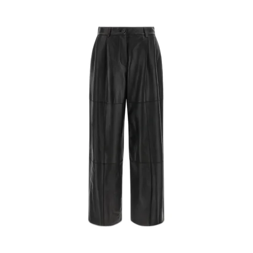 Maciock25W Panelled Leather Trousers