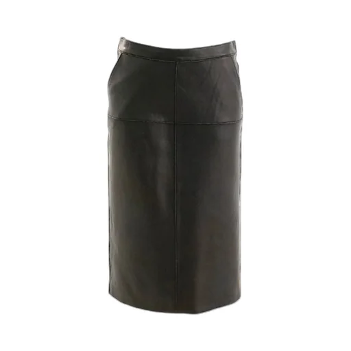 Leather Midi Skirt