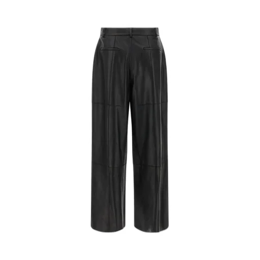 Maciock25W Panelled Leather Trousers