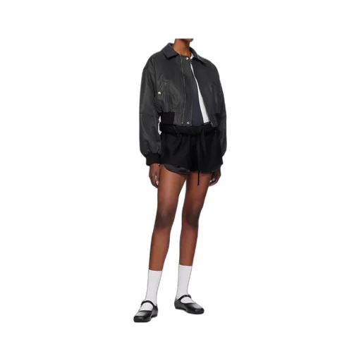 Rolled Waist Mini Shorts