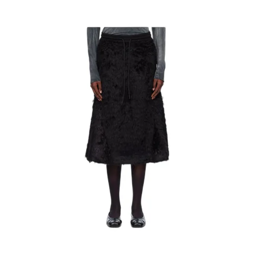 Shaggy Track Faux Fur Skirt