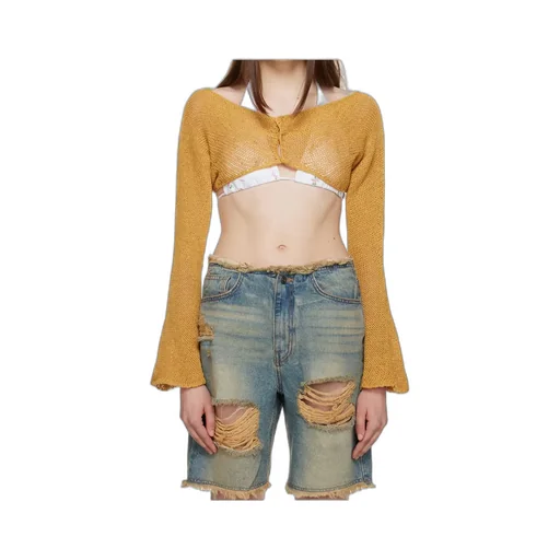 Openwork Knit Cardigan