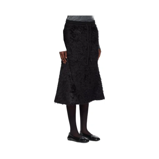 Shaggy Track Faux Fur Skirt