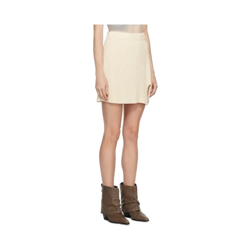 Slit Mini Skirt