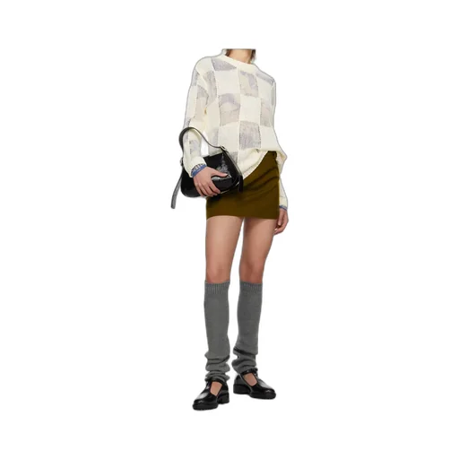Lace-Up Mini Skirt