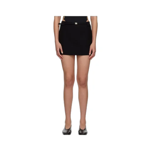 Lace-Up Mini Skirt
