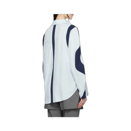Curved Patchwork Shirt