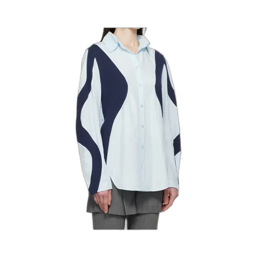 Curved Patchwork Shirt