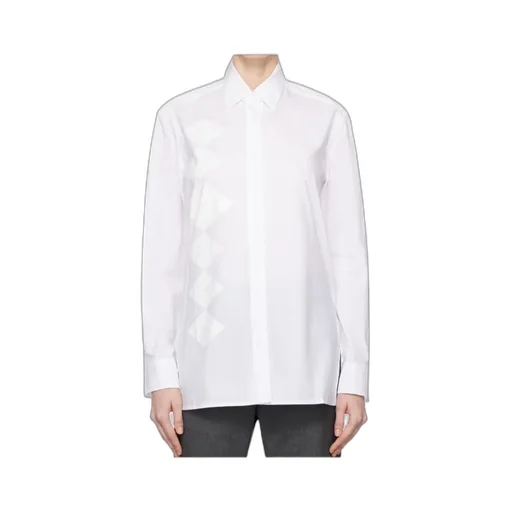 Diamond Check Button-Down Shirt