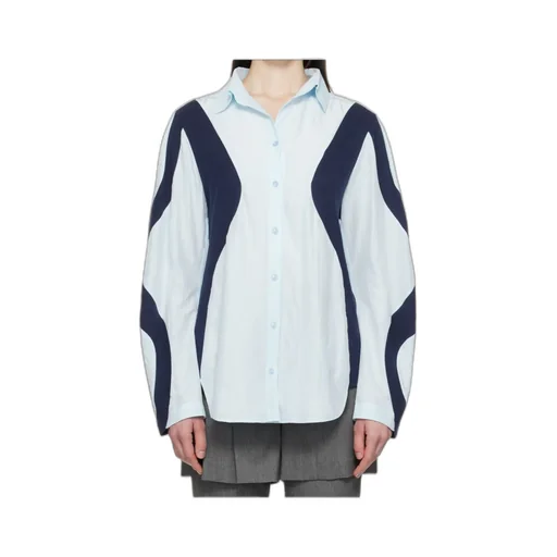 Curved Patchwork Shirt