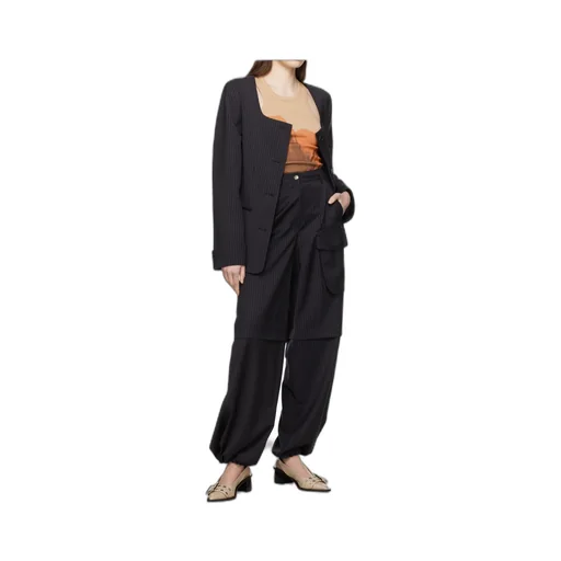 Pinstripe Trousers