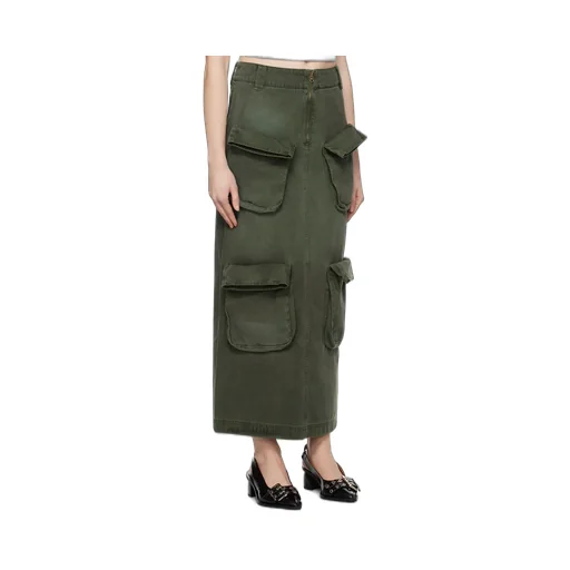 Work Denim Skirt