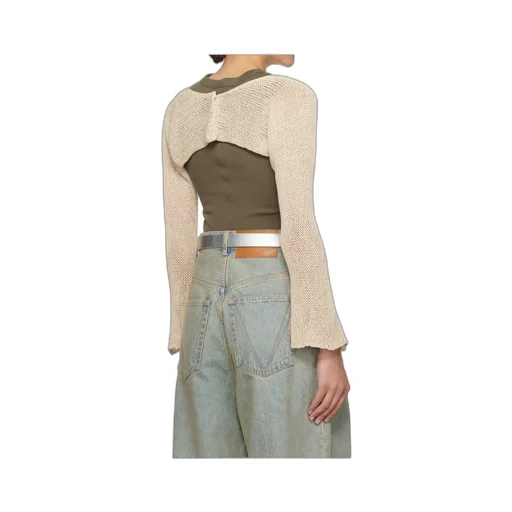 Long-Sleeved Knitted Top