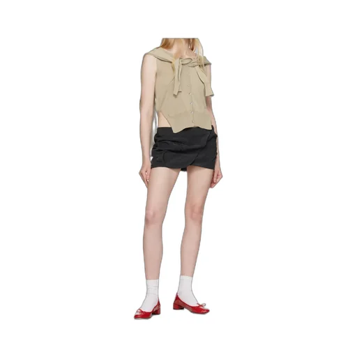 Pleated Mini Skirt