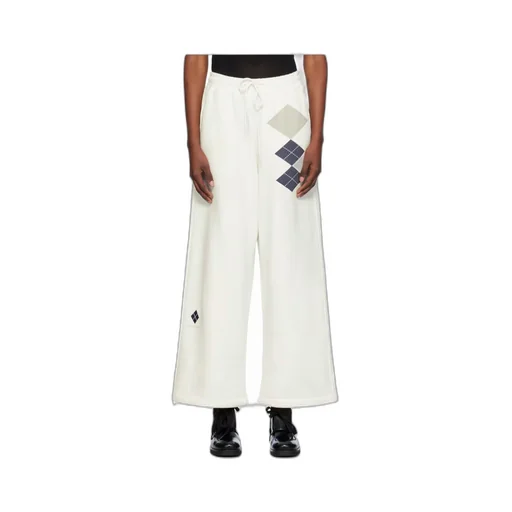Argyle Wide Track Pants