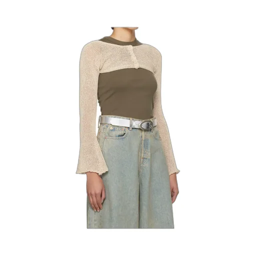 Long-Sleeved Knitted Top