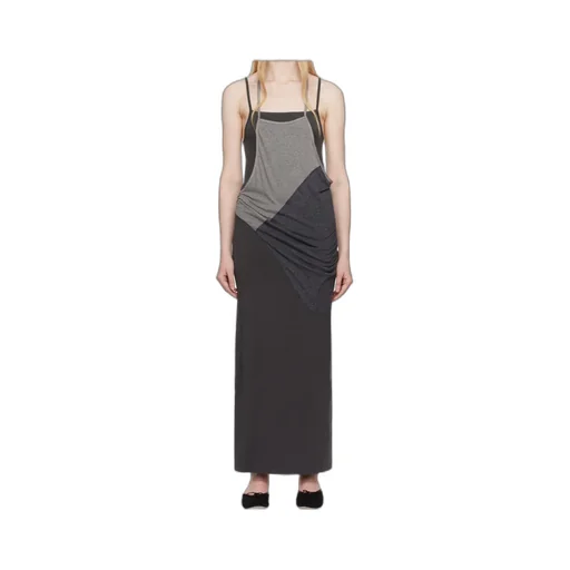 Multi-Layered Halterneck Long Dress