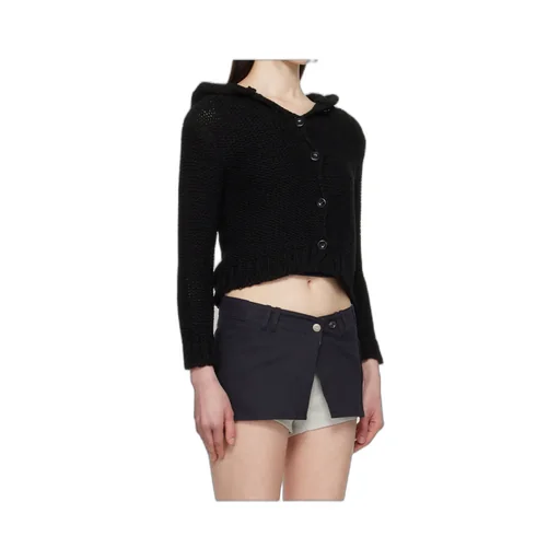 Hooded Thick Cardigan