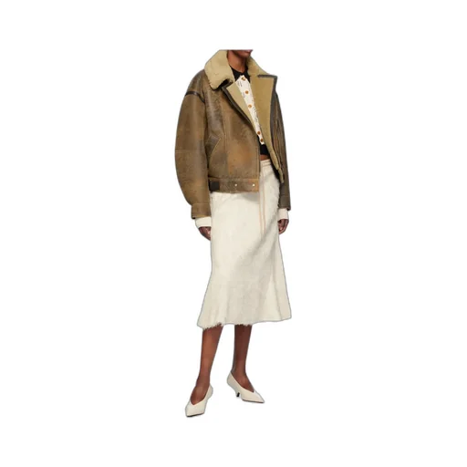 Shaggy Faux Fur Skirt