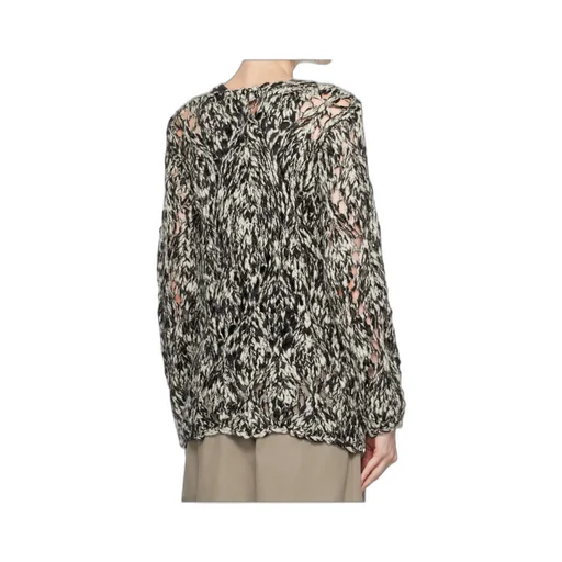 Argyle Pointelle Cardigan