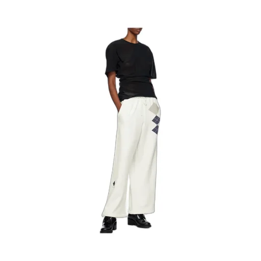 Argyle Wide Track Pants